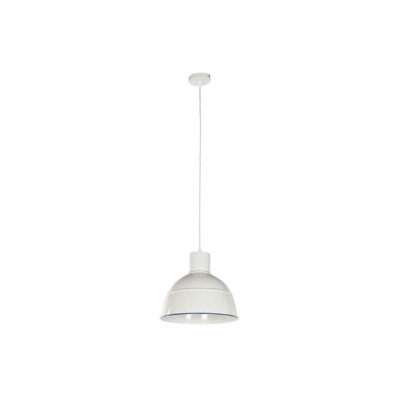 Suspension Home ESPRIT Bleu Blanc Métal 50 W 32,5 x 32,5 x 30 cm
