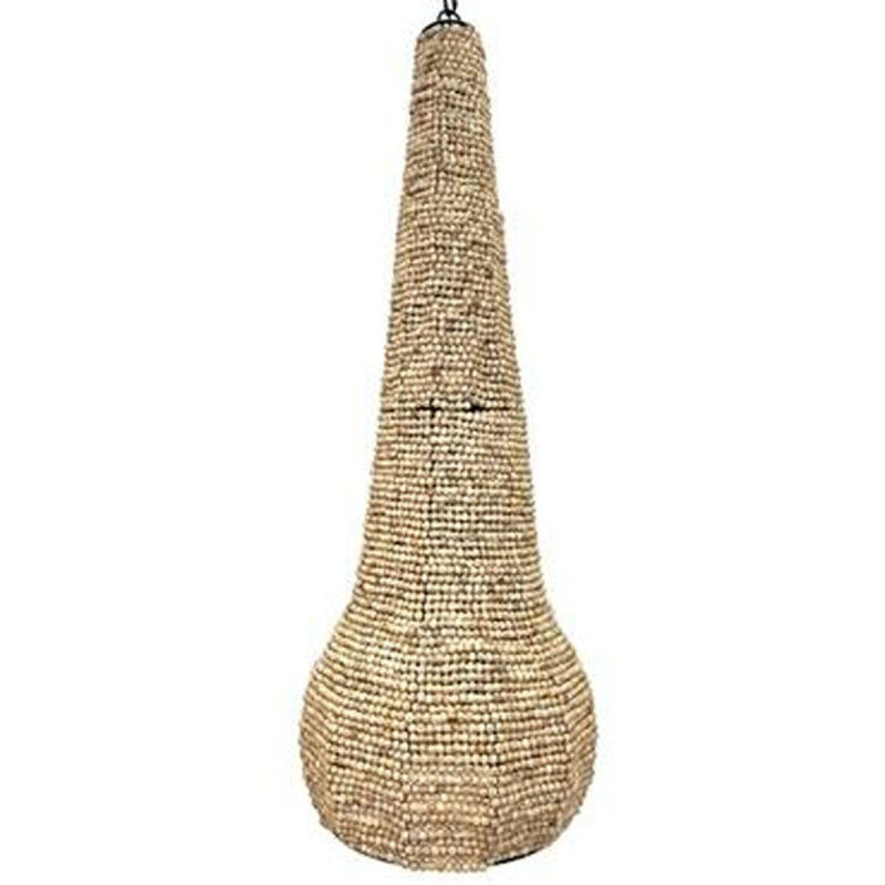 Suspension Home ESPRIT Naturel Bois Métal 50 W 36,5 x 36,5 x 174,5 cm