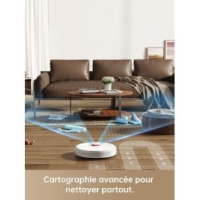 Dreame D10s Robot aspirateur et serpillere avec Navigation LDS - 5000 Pa - 280 Min de Fonctionnement