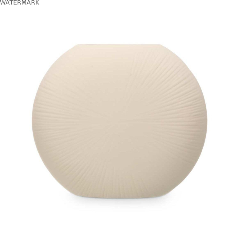 Vase Beige Céramique 29 x 26 x 11 cm (4 Unités) Circulaire