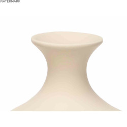 Vase Beige Céramique 21 x 39 x 21 cm (2 Unités) Rayures