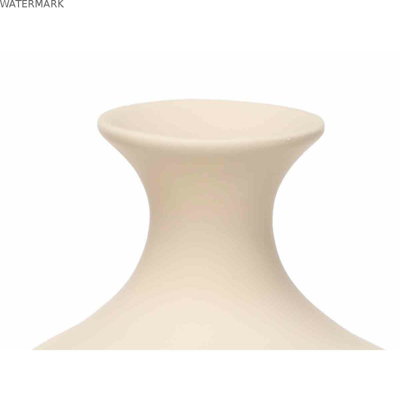 Vase Beige Céramique 21 x 39 x 21 cm (2 Unités) Rayures