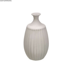 Vase Gris Céramique 27 x 48 x 27 cm