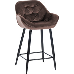 Tabouret de bar en velours...