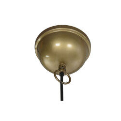 Suspension Home ESPRIT Marron Doré Bois Métal Bois de manguier 50 W 60 x 60 x 48 cm