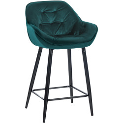 Tabouret de bar en velours...