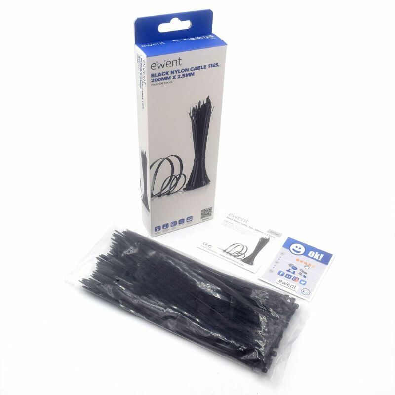 Câble de Rallonge Ewent EW1564 0,8 mm 100 Pièces (100 Unités)
