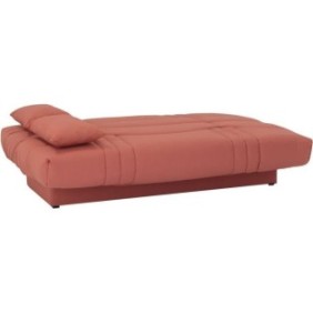 Banquette clic clac 3 places - tissu Terracotta - Style contemporain - L 190 x P 92 cm - DREAM