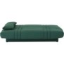 Banquette clic clac 3 places - tissu Vert foret - Style contemporain - L 190 x P 92 cm - DREAM