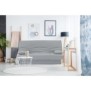 Banquette clic clac 3 places - Tissu gris clair -  Style Contemporain - L 190 x P92 cm - DREAM