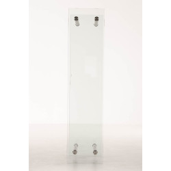 Porte-bûches Dacio verre clair 35x40x150