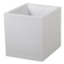 EDA Pot carré Graphit - 39 x 39 x 43 cm - Contenance 31L - Blanc cérusé