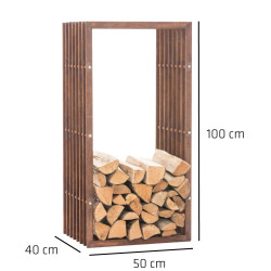Porte-bûches de chauffage...