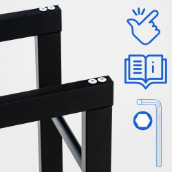 Porte-bûches Keri V2 25x80x100