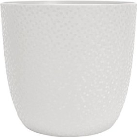 EDA Cache-pot OPALE ÿ 29,5 cm - Volume 14,8 L - Blanc ivoire