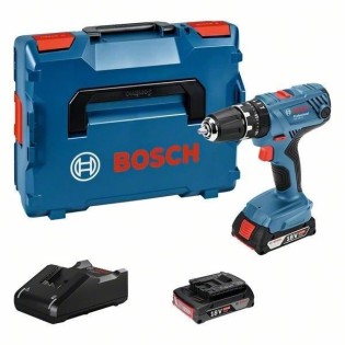 BOSCH Professionnal - Perceuse a Percussion GSB 18V-21 + 2 batteries 2,0Ah GAL 18V-40 L-BOXX