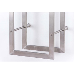 Porte-bûches de cheminée Keri Wall V3 25x40x100 cm