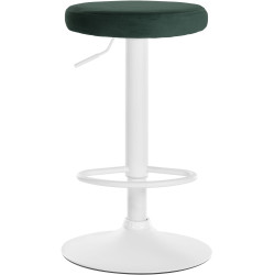 Tabouret de bar Ponte velours vert