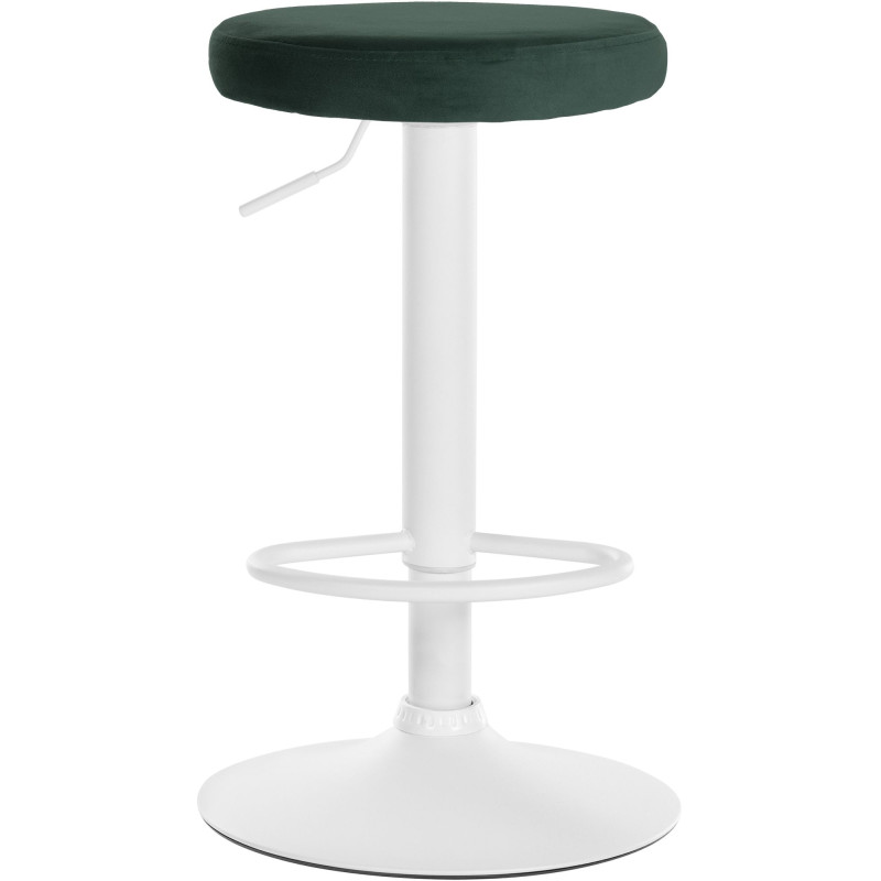 Tabouret de bar Ponte velours vert