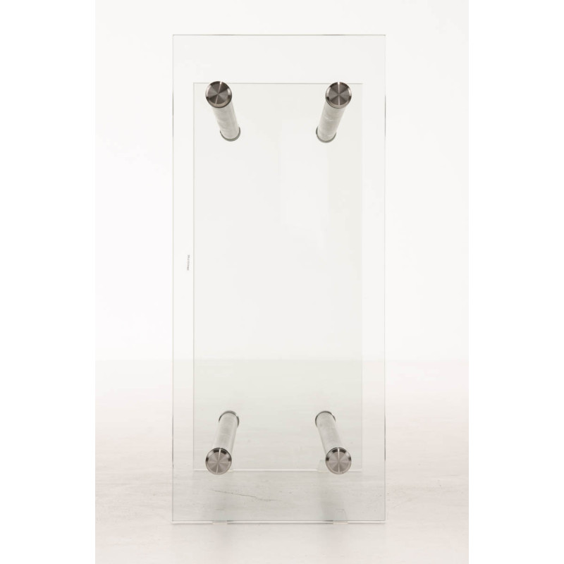 Porte-bûches Dacio verre clair 35x80x100