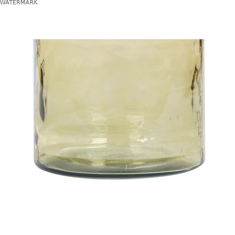 Vase DKD Home Decor Ambre Corde Verre trempé 35 x 35 x 45 cm