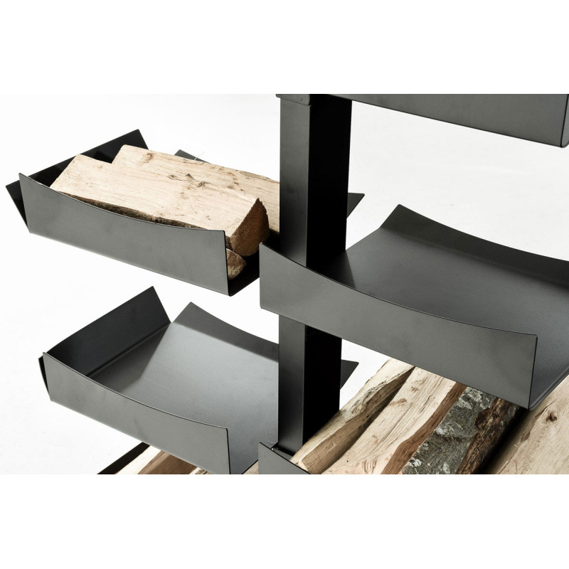 Porte-bûches de chauffage Zanka