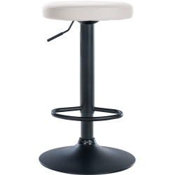 Tabouret de bar Ponte simili cuir blanc