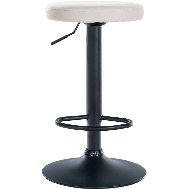 Tabouret de bar Ponte simili cuir blanc