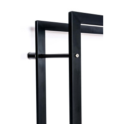 Porte-bûches de chauffage Keri mural 25x80x100 cm