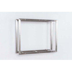 Porte-bûches de cheminée Keri Wall V3 25x100x100 cm