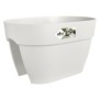 ELHO - Pot de fleurs -  Vibia Campana Flower Bridge 40 - Blanc Soie - Balcon extérieur - L 26 x W 39 x H 22 cm