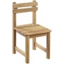 Ensemble repas de jardin pour enfant - 2 personnes - Table carrée 50 x 50 x 50 cm et 2 chaises - Bois Acacia FSC