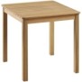 Ensemble repas de jardin pour enfant - 2 personnes - Table carrée 50 x 50 x 50 cm et 2 chaises - Bois Acacia FSC