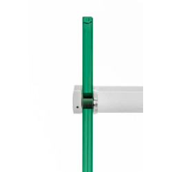 Porte-bûches de cheminée Dacio verre clair 35x80x100 cm