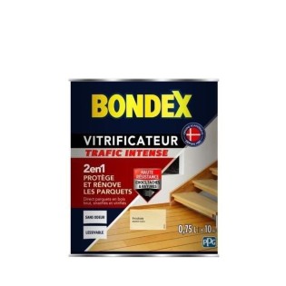 BONDEX Vitrificateur Satin pour Proteger et Rénover les Parquets et Escaliers - Incolore