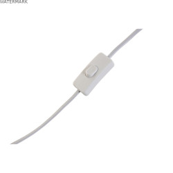 Lampe de bureau Home ESPRIT Blanc Doré Résine Plastique 220 V 18 x 17 x 44 cm