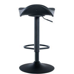 Lot de 2 tabourets de bar Alisson noir