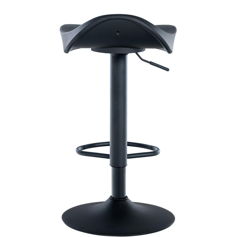 Lot de 2 tabourets de bar Alisson noir