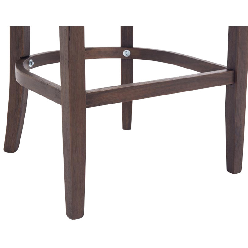 Tabouret de bar en tissu Lakewood, antique gris clair