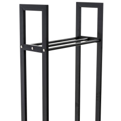 Porte-bûches de chauffage Neige 100x60x25