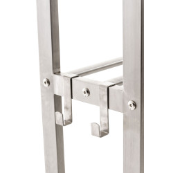 Porte-bûches de chauffage Neige 150x80x25