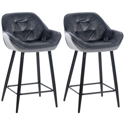 Ensemble de 2 tabourets de...