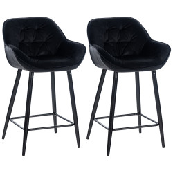Ensemble de 2 tabourets de...