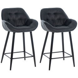 Ensemble de 2 tabourets de...