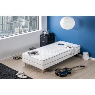 DEKO DREAM Matelas mousse Kiva 90 x 190 cm - Confort ferme - 16 cm