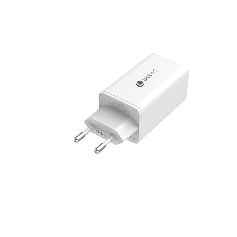 Chargeur mural LEOTEC LECSPH65W3W 65 W Blanc