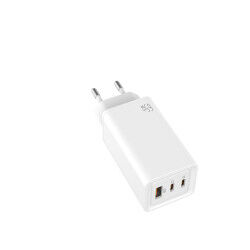Chargeur mural LEOTEC LECSPH65W3W 65 W Blanc