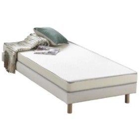 Matelas mousse 90 x 200 cm - DEKO DREAM Kietoa - Confort ferme - Epaisseur 12 cm - Livré roulé