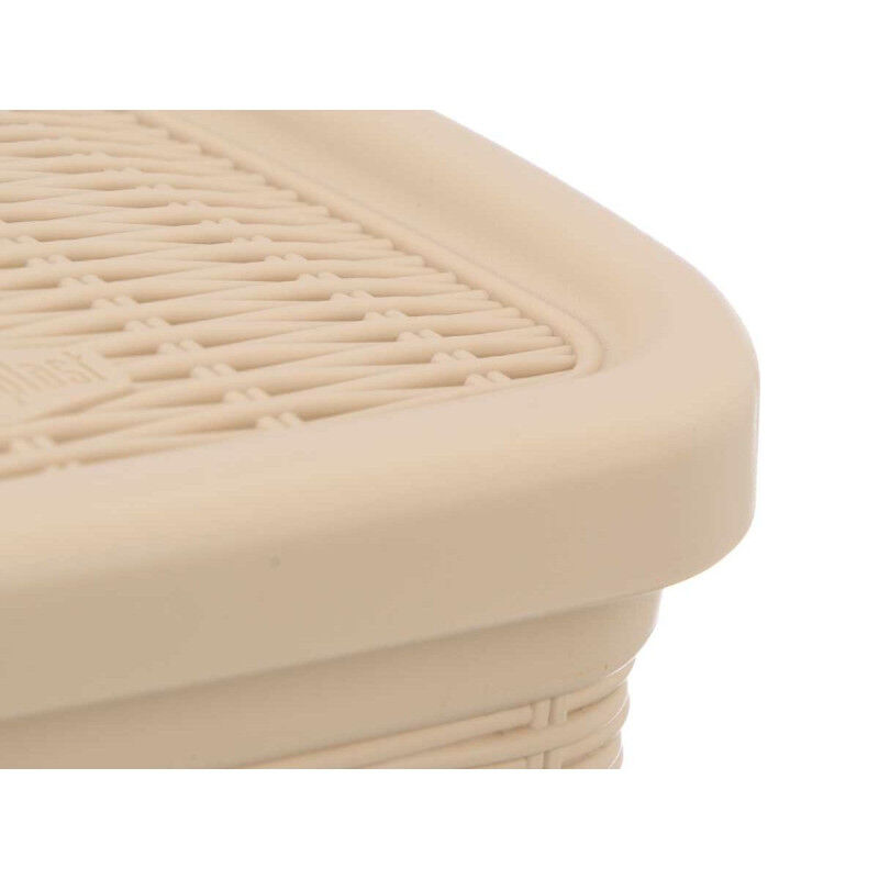 Corbeille à papier Stefanplast 30134 Beige Plastique 6 L (6 Unités)