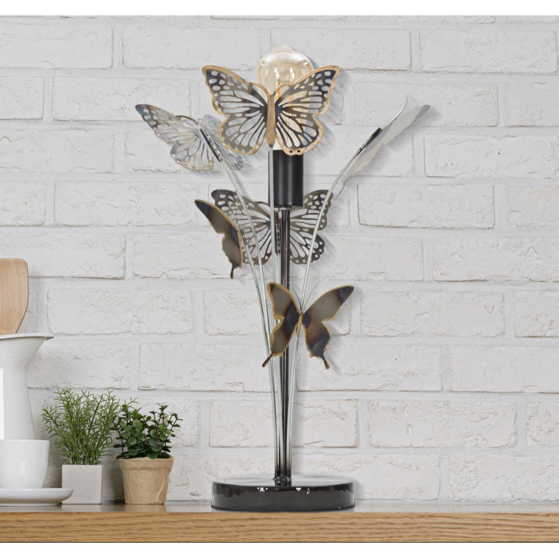 LAMPE DE TABLE FARFALLE CM Ø 32X47